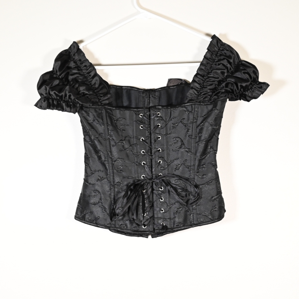 Corset Top M Black - Picture 2 of 2